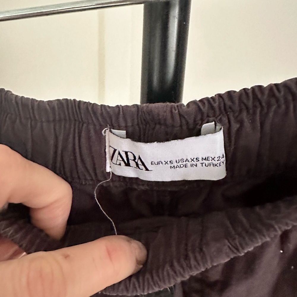 Zara Women’s Dark Grey Cargo Pants XS - Picture 5 of 7